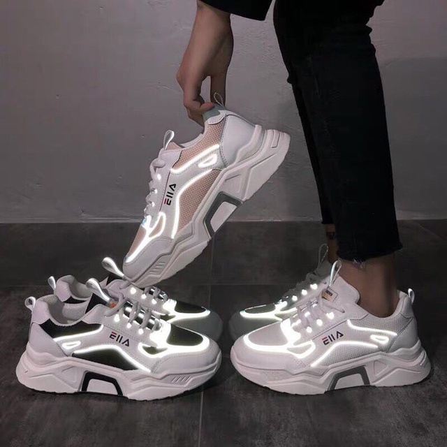 [Mã FAGREEN245 giảm tới 30K đơn 99K] [ FREE SHIP 50K ]Giày thể thao nam tăng 5cm EILA Phản Quang Đêm siêu chất độc đáo | BigBuy360 - bigbuy360.vn