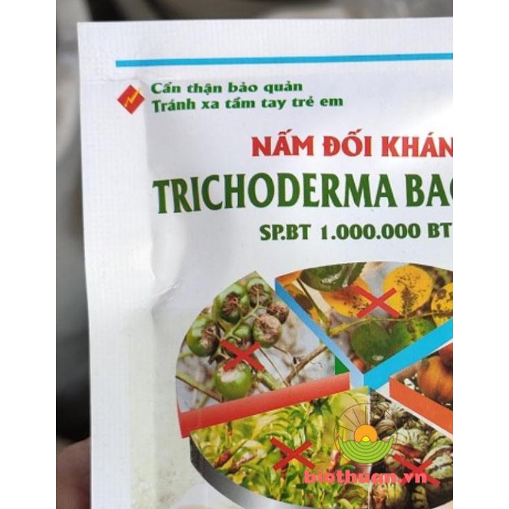 CHẾ PHẨM SINH HỌC nấm tricho ủ phân rác ( 50g và 100g)- trichoderma