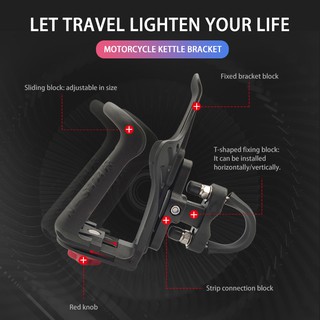 Giá đỡ bình nước trên xe đạp , xe máy