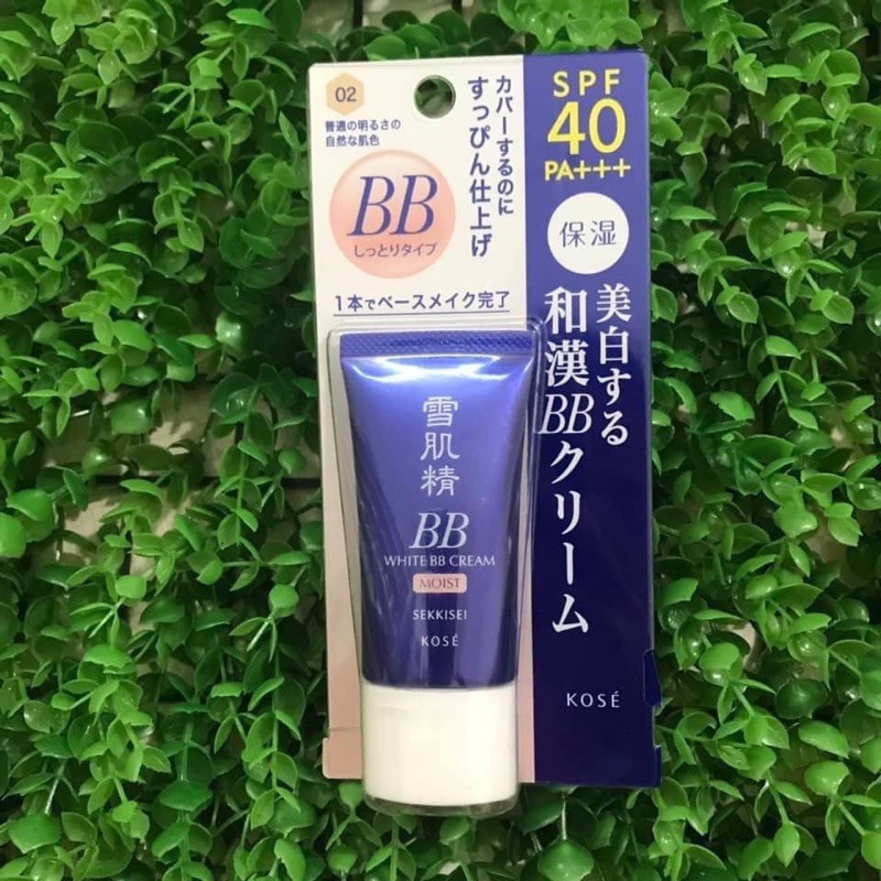 (vdeo mua tại Nhật) KEM NỀN BB KOSE SEKKISEI WHITE CREAM (30g)