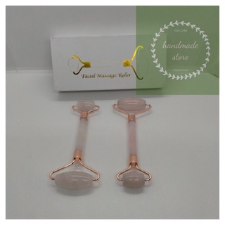 Cây lăn massage 2 đầu ngọc bích,thanh lăn mặt massage ngọc bích cao cấp
