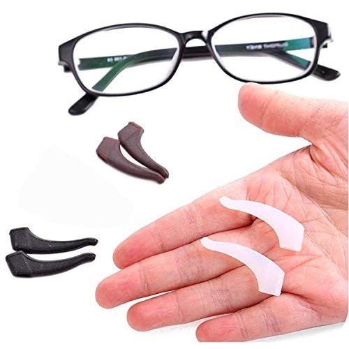Set 2 Cặp Giá Đỡ Mắt Kính Bằng Silicone Chống Trượt Tiện Dụng