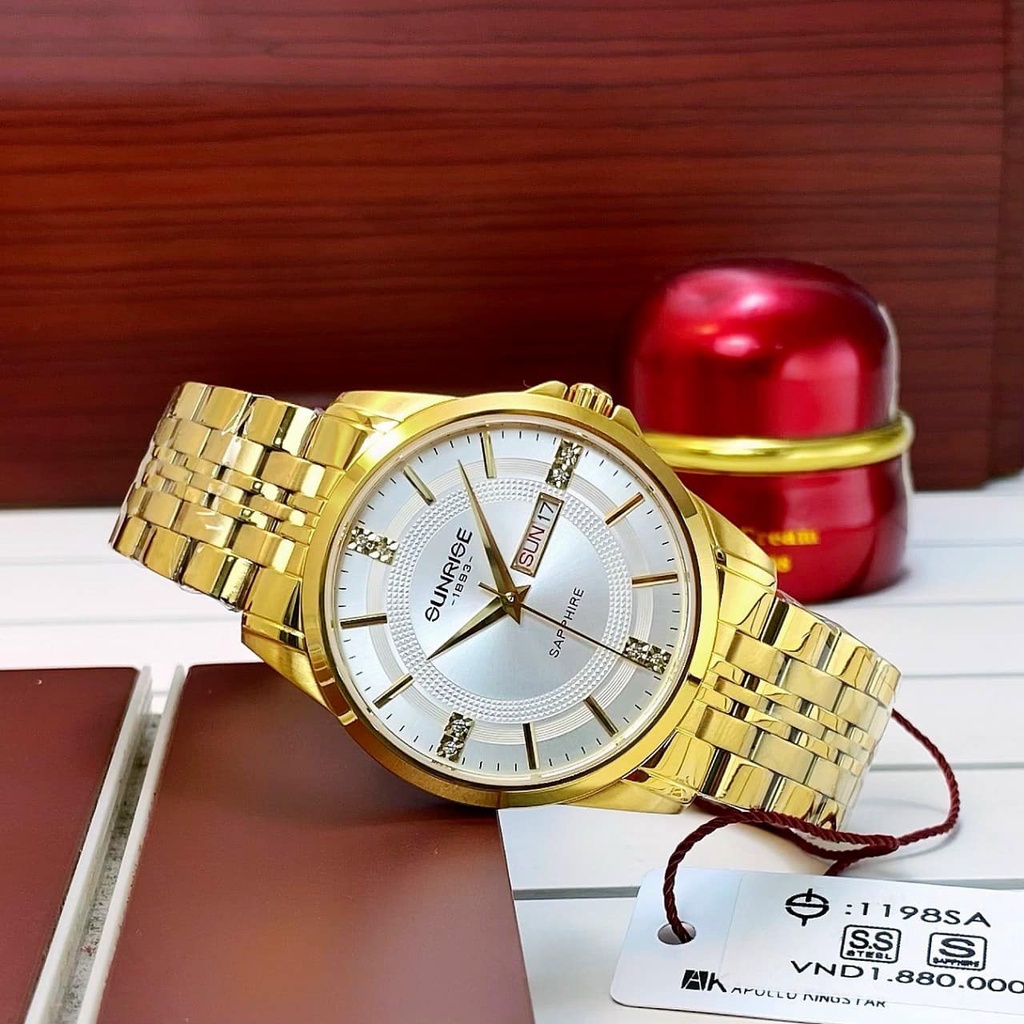 ĐỒNG HỒ NAM ĐẸP   ♥️FREESHIP♥️ SUNRISE 1198SA CHÍNH HÃNG
