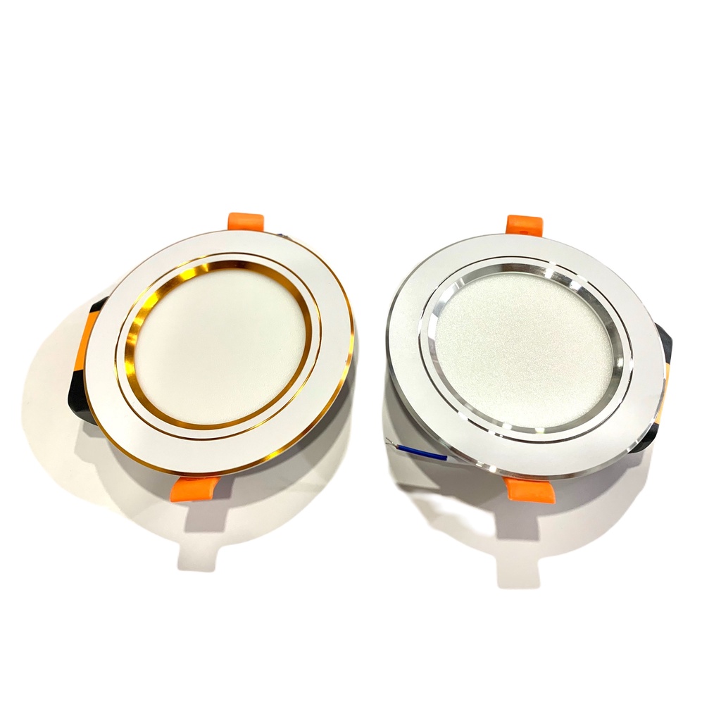 Đèn âm trần nhôm đúc LED Downlight 7W phi 90