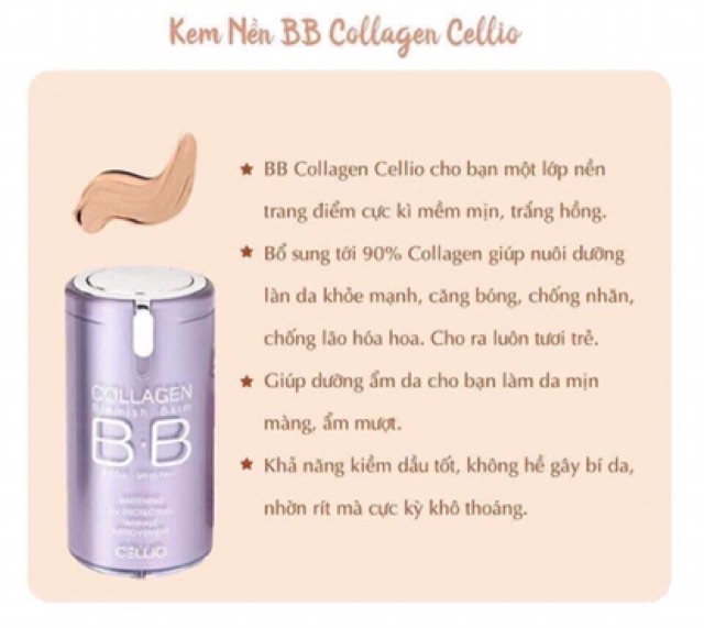 Phấn nền BB collagen Hàn Quốc