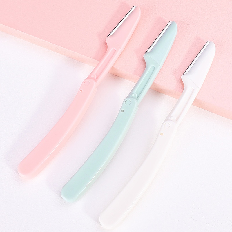 Bộ 3 Dao Cạo Lông Mày Bằng Thép Không Gỉ YOUYO Chất Lượng Cao