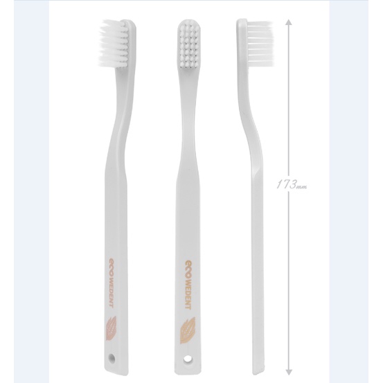 Bàn Chải ECO Siêu Mảnh 2 Tầng Wedent ECO Rectangle Head ToothBrush Double Slim Bristle Gomimall (Màu Ngẫu Nhiên)