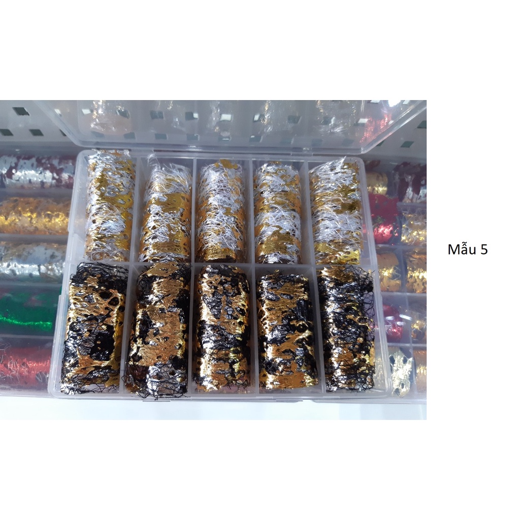 Hộp trang trí Foil ren (NA5827)