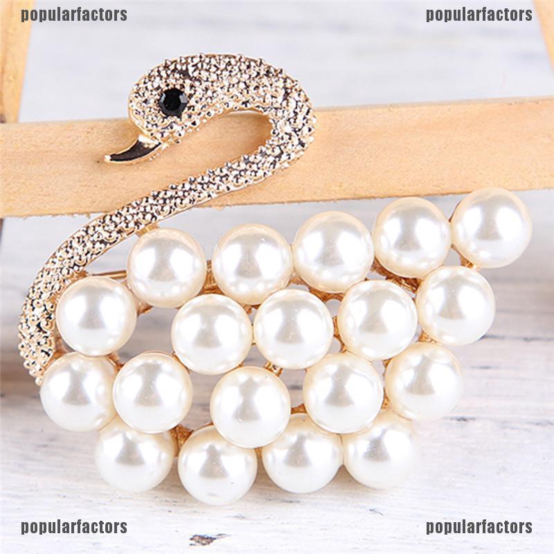 Bông Tai Thiên Nga Đính Ngọc Trai Sang Trọng