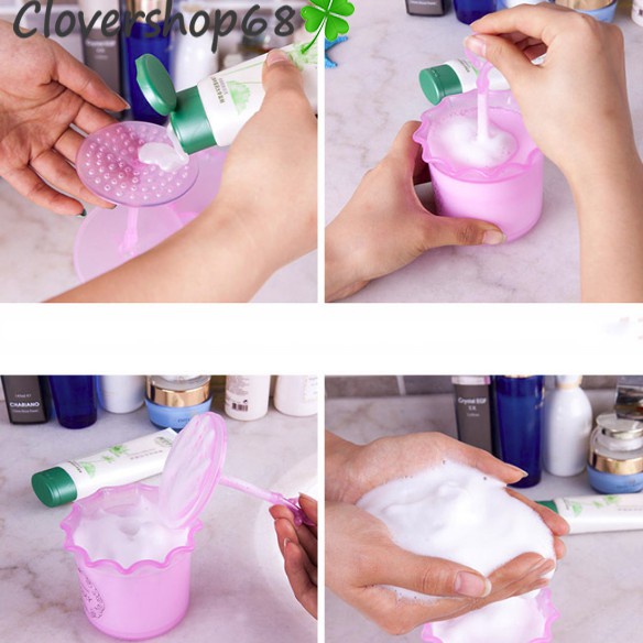Cốc tạo bọt sữa rửa mặt   Clovershop68
