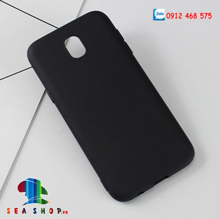 Ốp lưng Samsung Galaxy J7 Pro 2017 - J730 Nhựa dẻo - đen - Kính cường lực Full màn