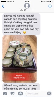 Bộ ấm chén trẻ trăn trâu