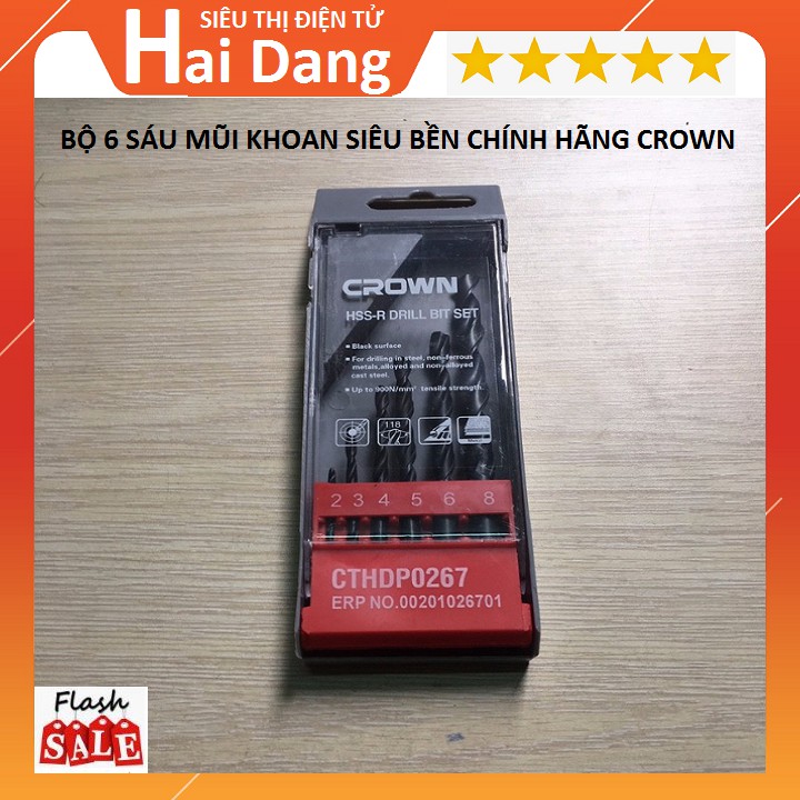 Mũi Khoan, Mũi Khoan Sắt Khoan Gỗ Chính Hãng Crown