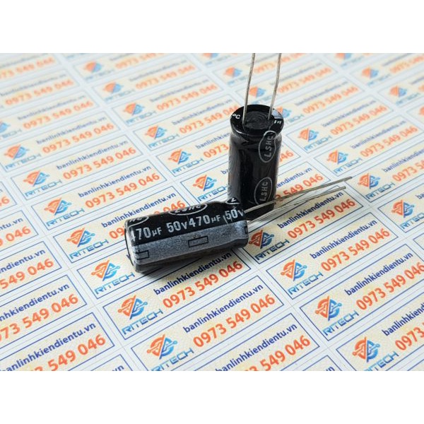[ Combo 20 chiếc ] Tụ hóa 470uF 50V kích thước 10x22mm