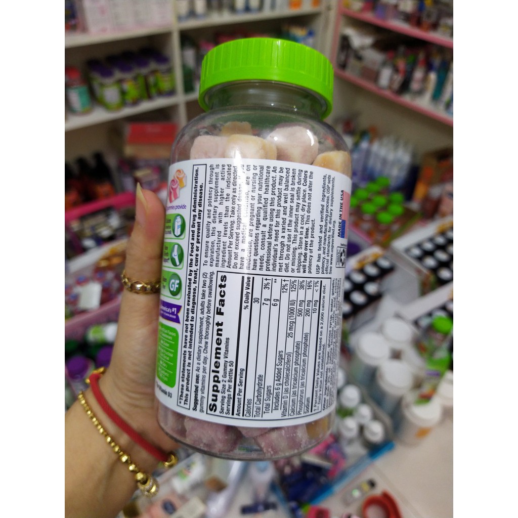 [Mã SR14MAY5 giảm 20K đơn 50K] Kẹo canxi vitamin D3 Vitafusion Date 8-22 | BigBuy360 - bigbuy360.vn