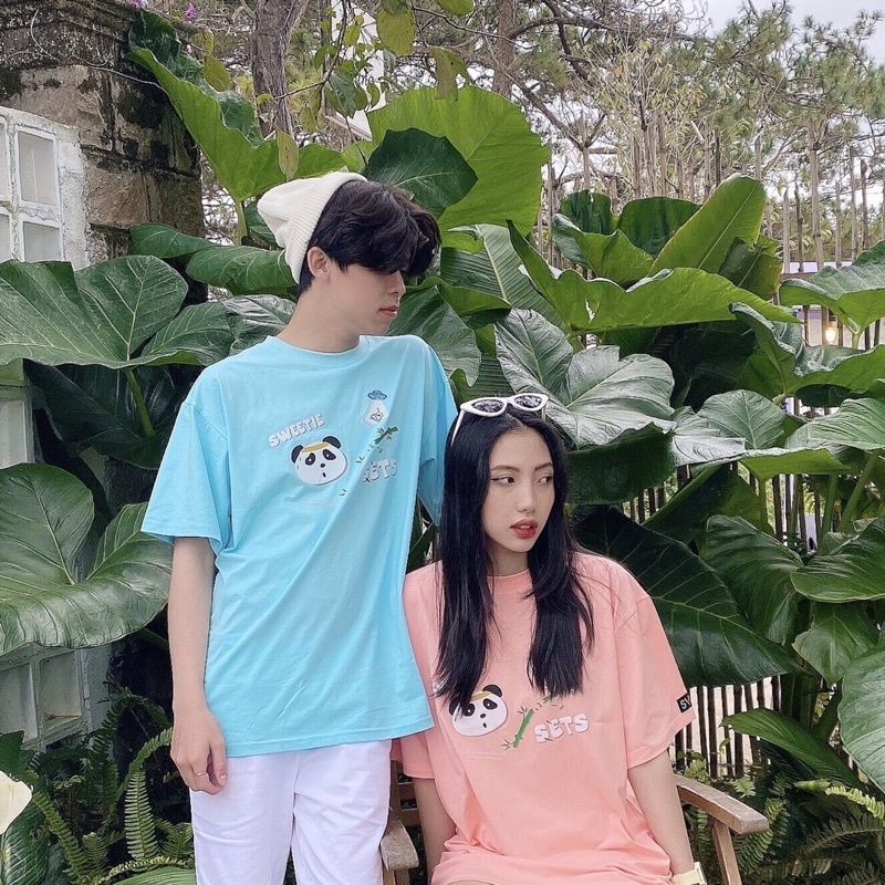 Áo thun Sweetie Panda Tee - Hồng - Unisex