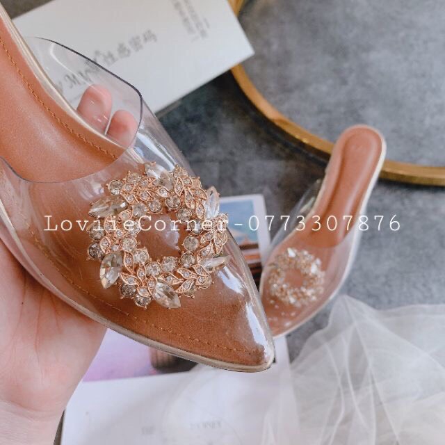 Dép sục nguyệt quế chất mika cao cấp êm chân A18 | BigBuy360 - bigbuy360.vn