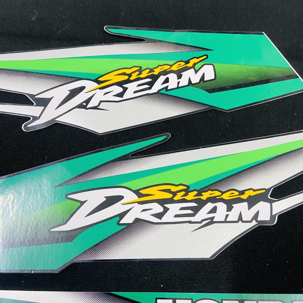 Bộ tem rời dán xe EX5, Super Dream đời đầu năm 1999-2000