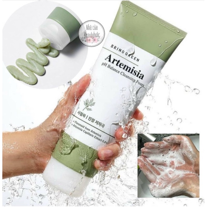 Sữa rửa mặt ngải cứu Bring Green Artemisia PH Cleasing Foam