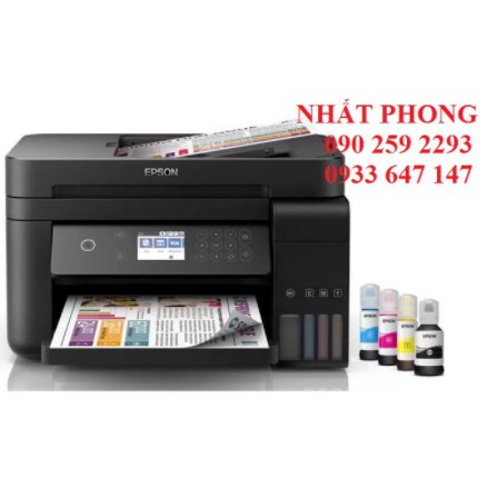 Máy in phun màu đa năng L6190 - in 2 mặt , scan, copy, Fax, wifi