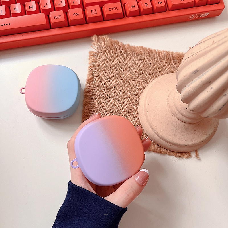 Vỏ bảo vệ hộp sạc tai nghe bluetooth không dây Baseus Encok Tws Wm01 Plus cứng chống sốc mặt nhám màu gradient