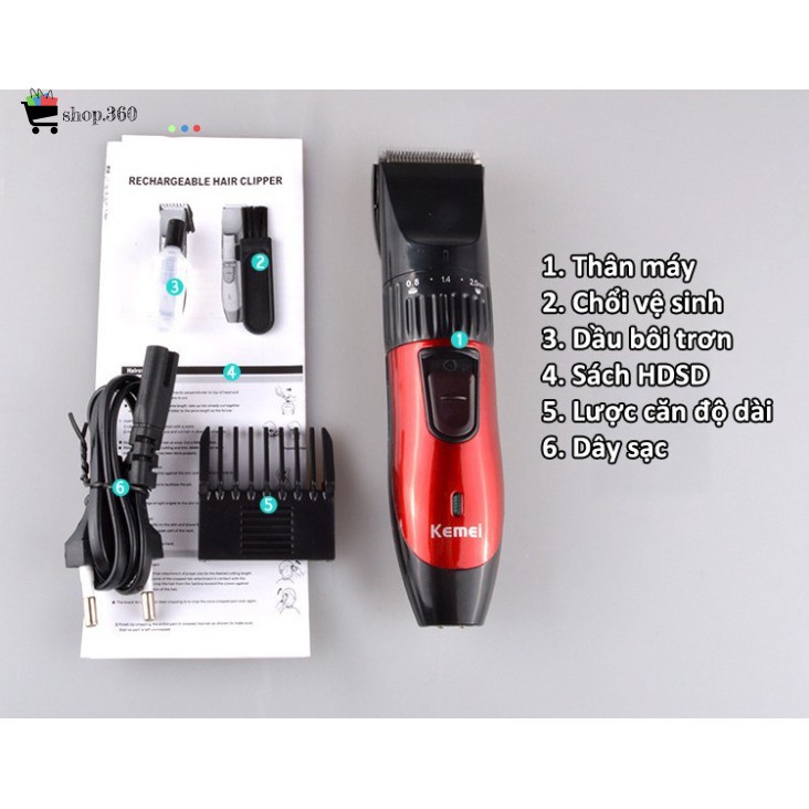 Tông Đơ Cắt Tóc Kemei