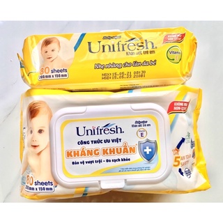 Khăn Ướt Unifresh Family (80 Miếng)