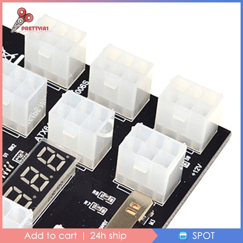 Bảng Mạch Breakout PCI-E 12V 64Pin Cho HP 1200W 750W PSU GPU Mining PS-2751-5Q