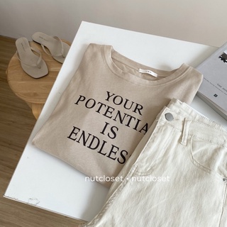 NUTCLOSET - Áo phông Your Potential 2105_A0634