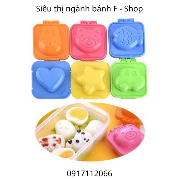 Dụng cụ làm bánh - Khuôn làm đồ ăn dặm cho bé, khuôn Bento