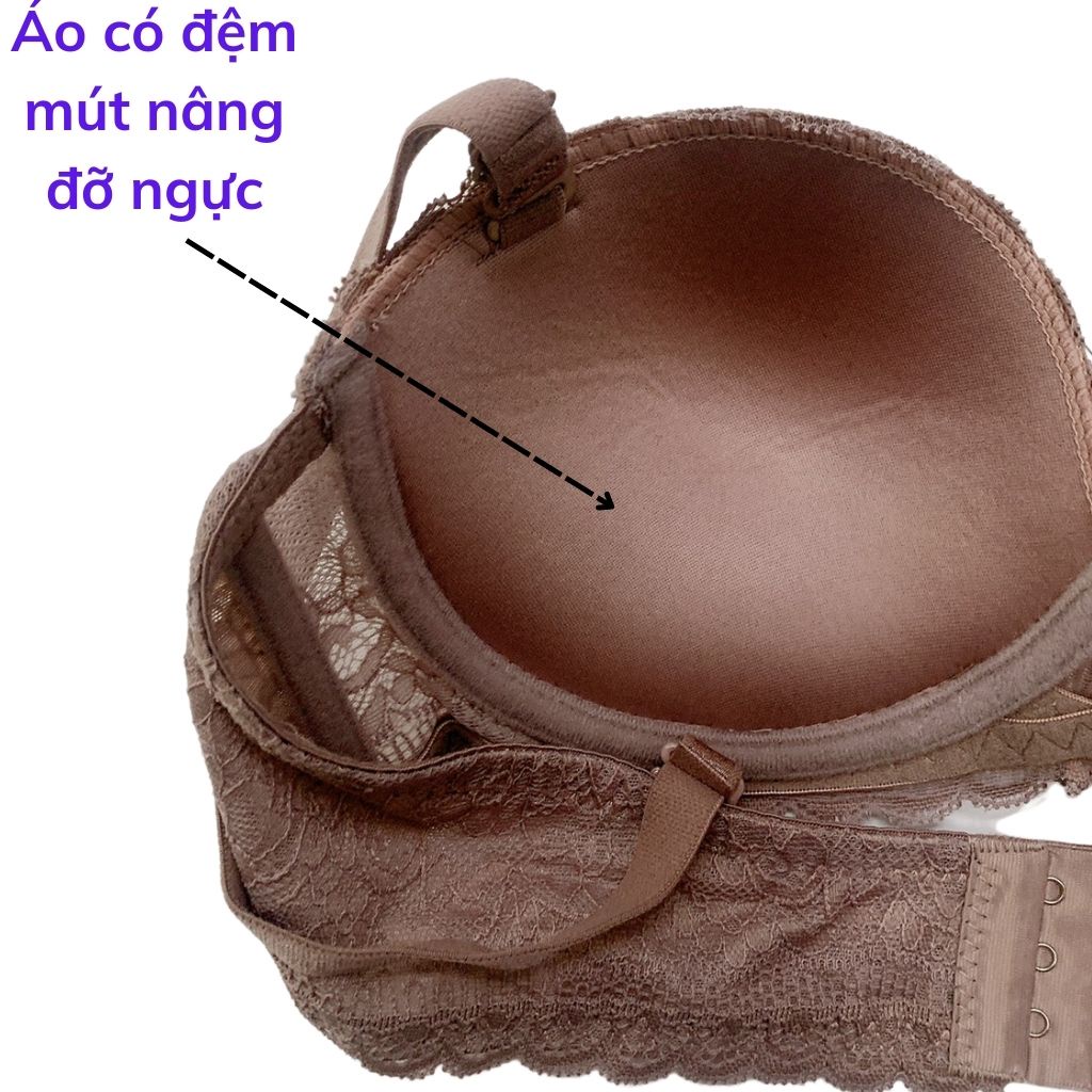 Áo ngực nữ ren có gọng nâng ngực gợi cảm và quyến rũ DEVARI A8833