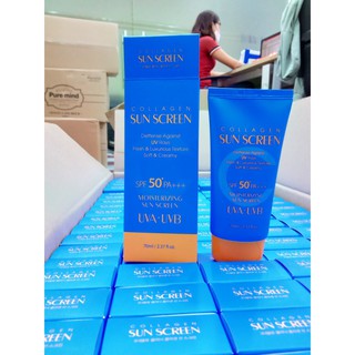 Kem chống nắng 3W Collagen Sun Creen Moisiurizing Spf50