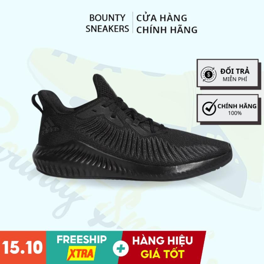 Giày thể thao nam Adidas alphabounce+ 3.0 "Triple Black" Eg1391 - Hàng Chính Hãng - Bounty Sneakers