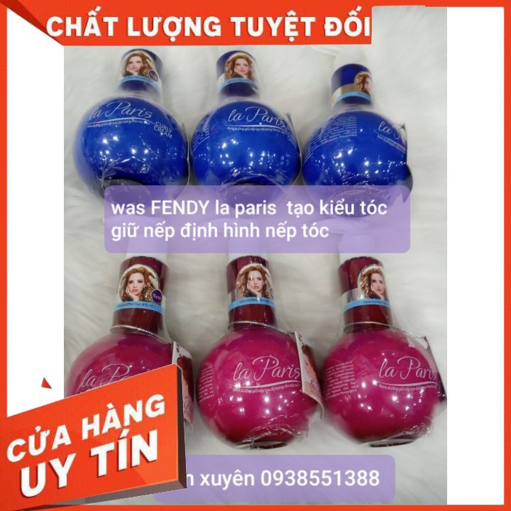 WAX GEL FENDY LA PARIS   FREESHIP  tạo kiểu nếp tóc uốn xoăn, định hình,siêu thơm mượt, phục hồi giữ màu bóng mượt tóc