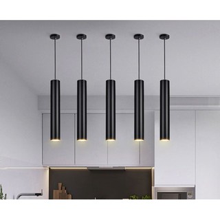 Đèn thả trần rọi ống bơ NN-3060 15w đường kính 6cm dài 30cm - Thân nhôm tản nhiệt