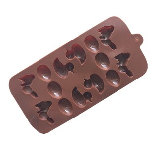 KHUÔN SILICONE 14 TRỨNG THỎ VỊT