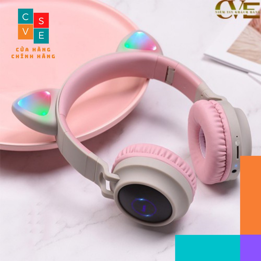 Tai Nghe Mèo Chụp Tai - Tai Nghe Headphone Bluetooth Không Dây TO-89