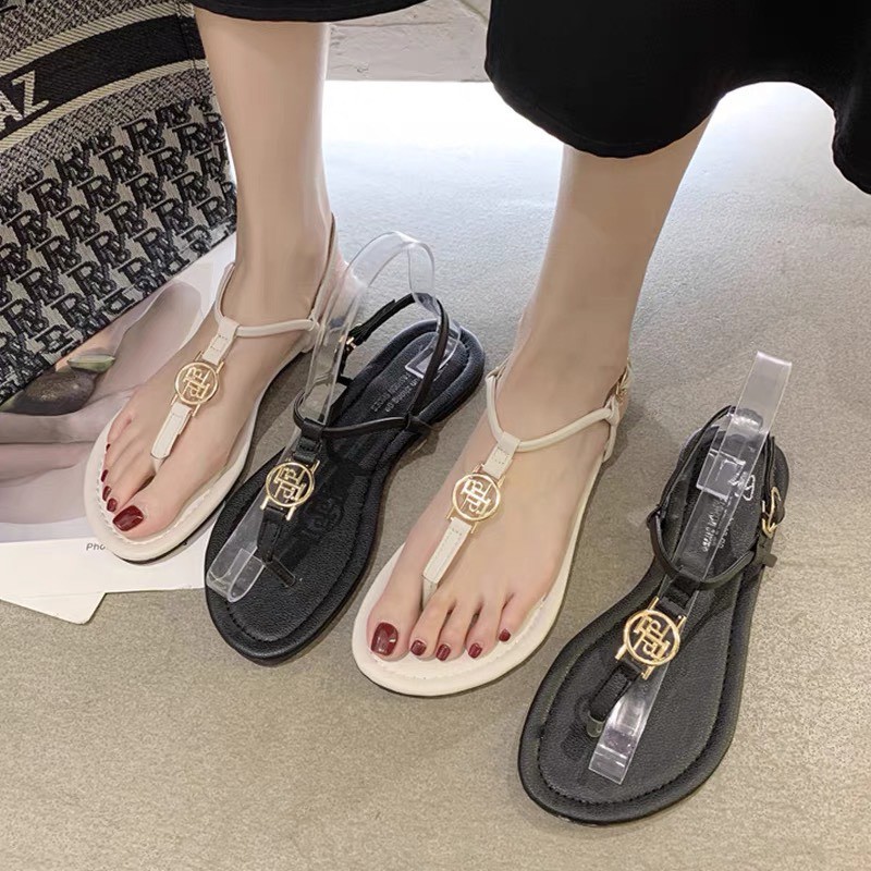 Sandal nữ xỏ ngón đế bệt ( mã C15)