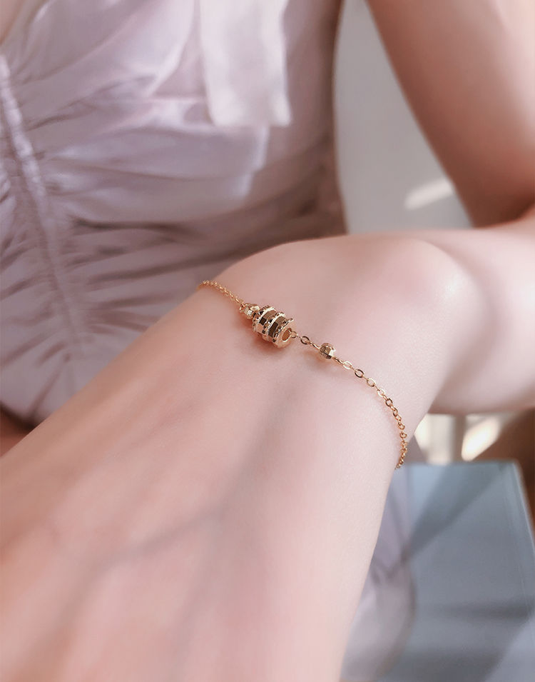 Vòng Tay Mạ Bạc Thiết Kế Đơn Giản Phong Cách Hàn Quốc