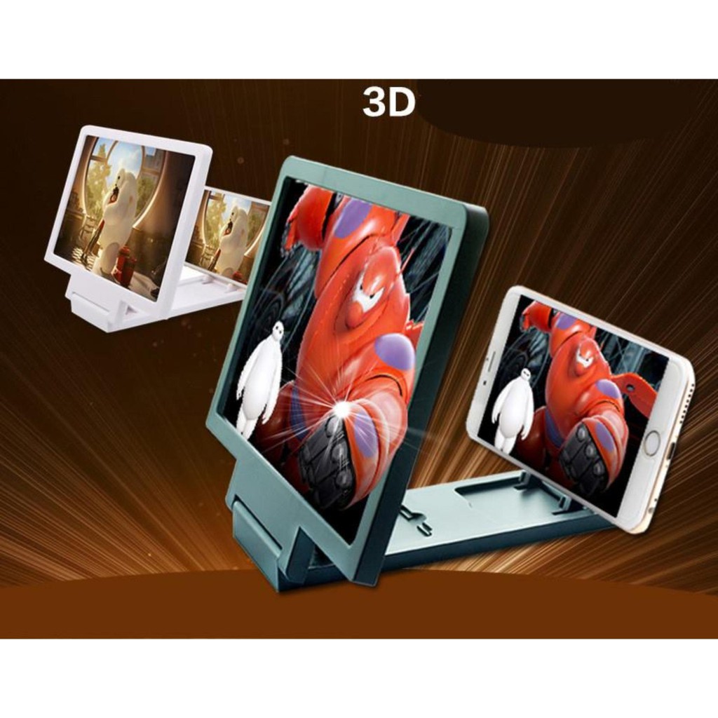 Thiết bị phóng to màn hình điện thoại 3D Enlarged Screen F1 (Đen)