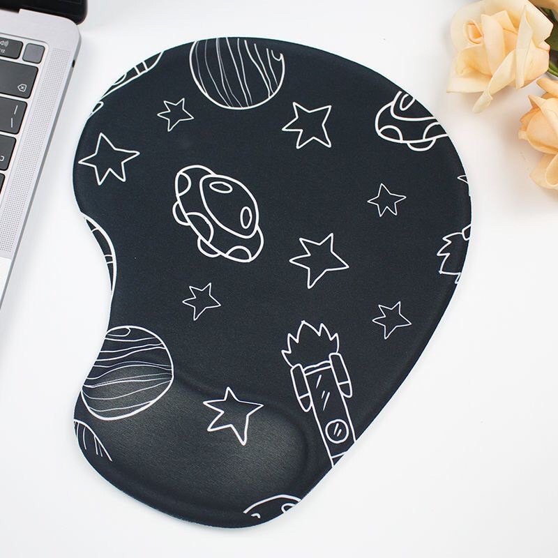 Tấm lót chuột, bàn di chuột có đệm đỡ cổ tay hình thú giao ngẫu nhiên