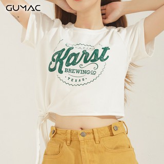 Áo thun ngắn buộc eo ATA620 GUMAC
