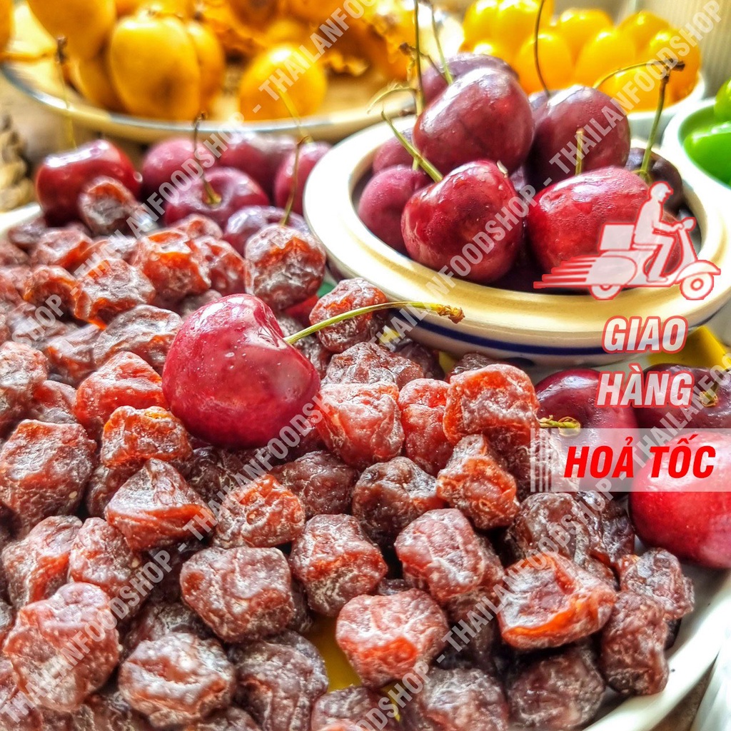 Cherry Sấy Ô Mai ( Hàng Nhập Khẩu Thái Lan ) - Lon 500gr