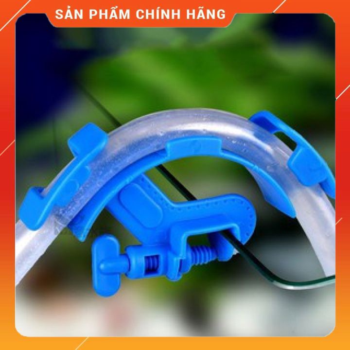 Kẹp xanh giữ ống thay nước bể cá chống gập tiện lợi