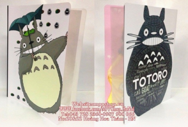 Kẹp đựng bài kiểm tra ảnh totoro 30 lá đựng 60 ảnh , bài