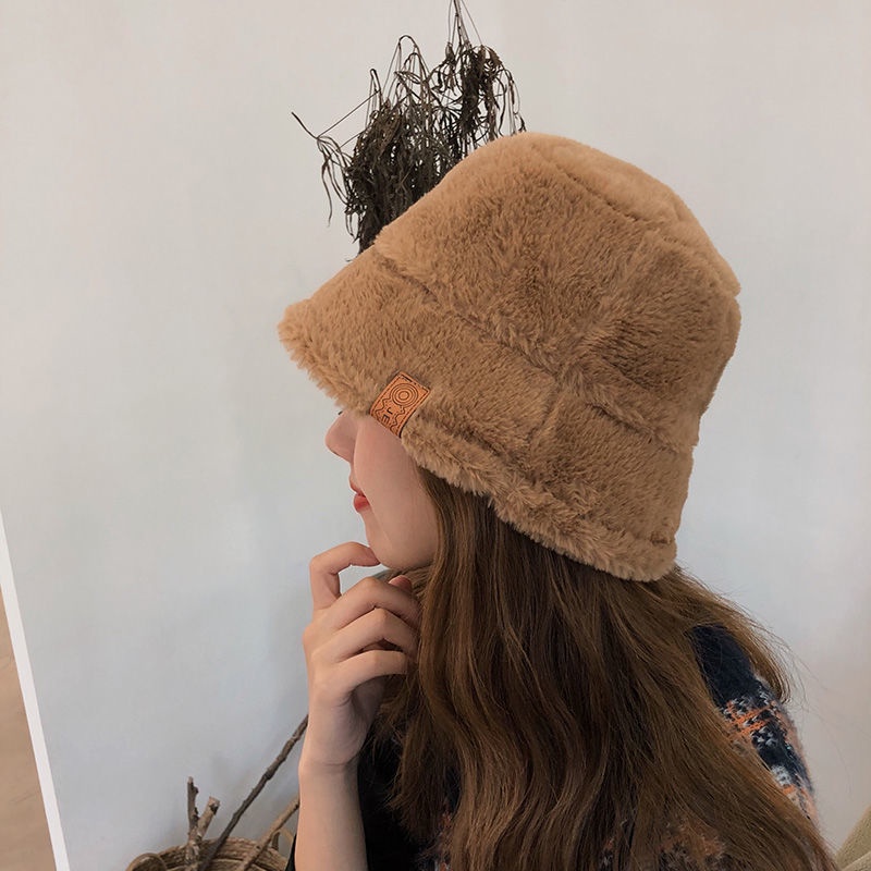 Nón bucket họa tiết da báo phong cách retro thời trang cho nữ