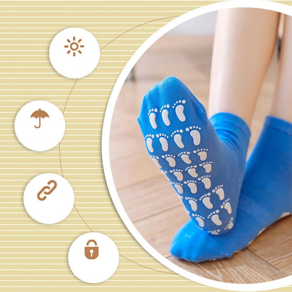 YVE Vớ Nhung Dày Chống Trượt Màu Sắc Trơn Mát Xa Chân Tiện Dụng Mang Trong Nhà / Chơi Thể Thao