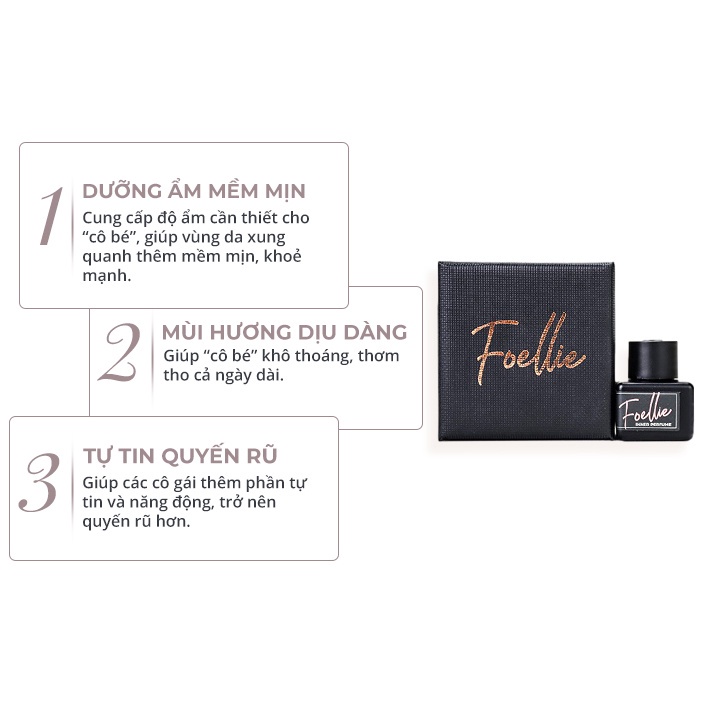 Nước hoa vùng kín cho nữ sang trọng chính hãng Foellie 5ml NH03