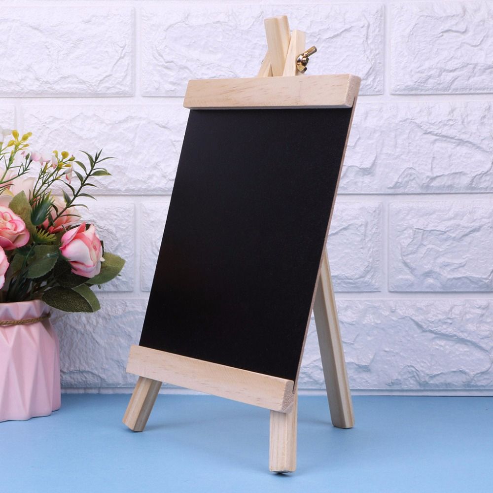 Tấm bảng đen bằng gỗ để bàn có thể xếp gọn