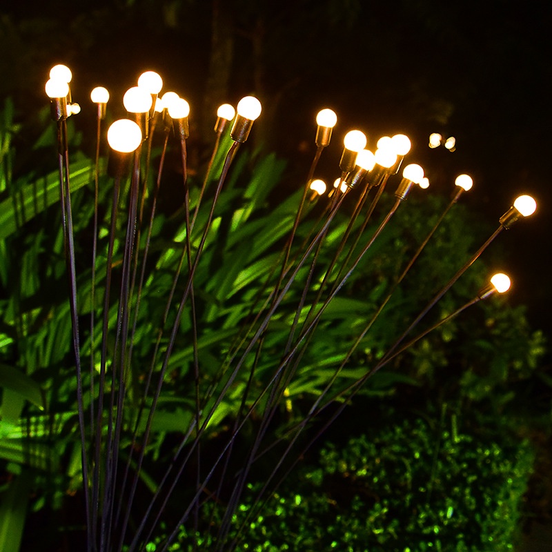Set 1 / 2 Đèn Led 8 Bóng Dùng Năng Lượng Mặt Trời Trang Trí Lối Đi Sân Vườn / Tiệc Cưới / Năm Mới